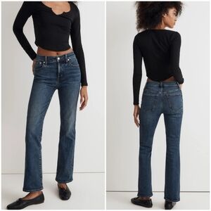 Madewell, New, Kick Out Crop Jeans in Arien Wash, Size 33